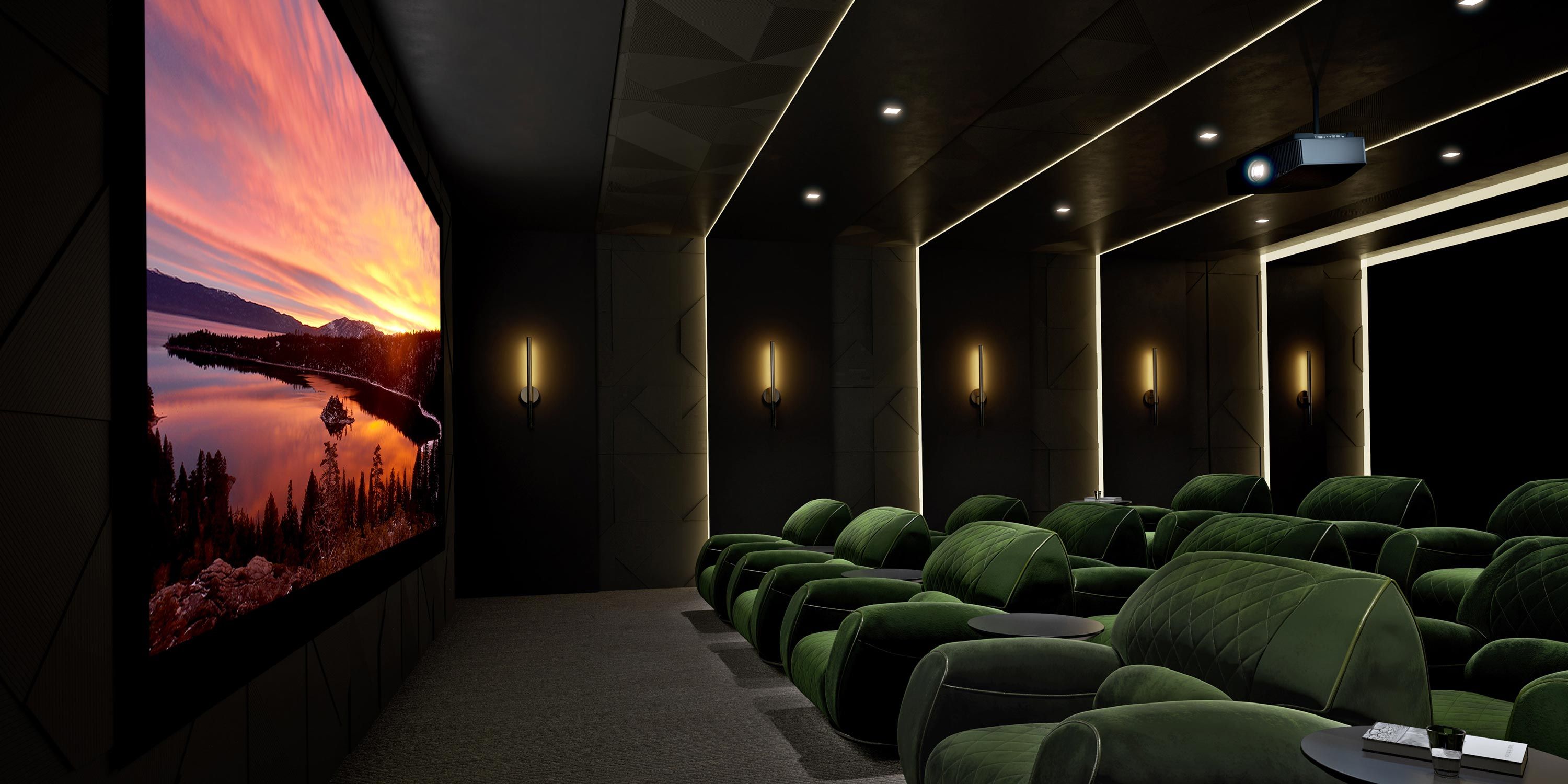 DEDICATED HOME THEATER